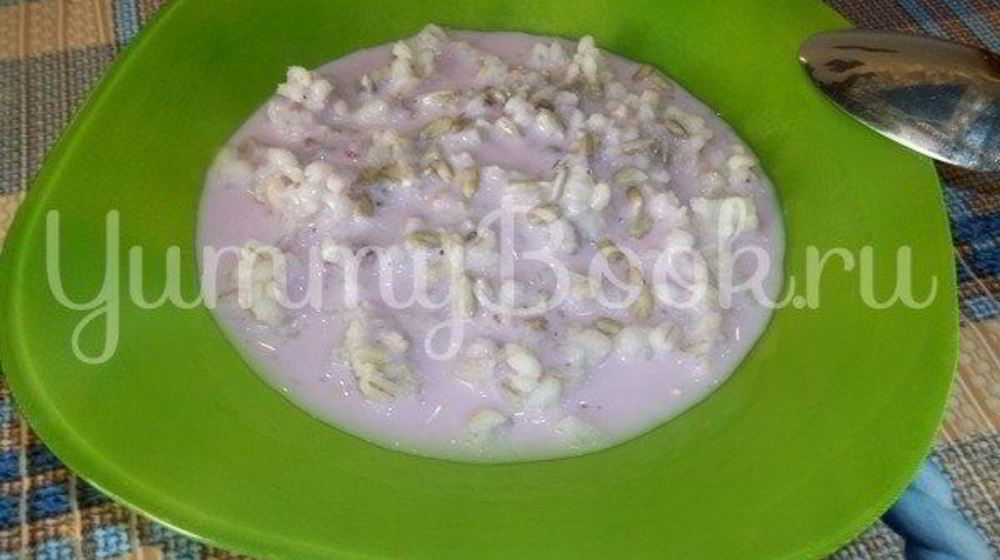 Как приготовить перловую кашу с семечками и йогуртом