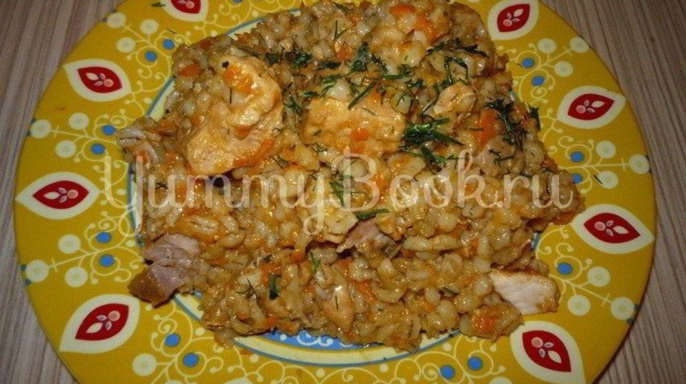 Как приготовить перловую кашу с томатом и курицей из мультиварки