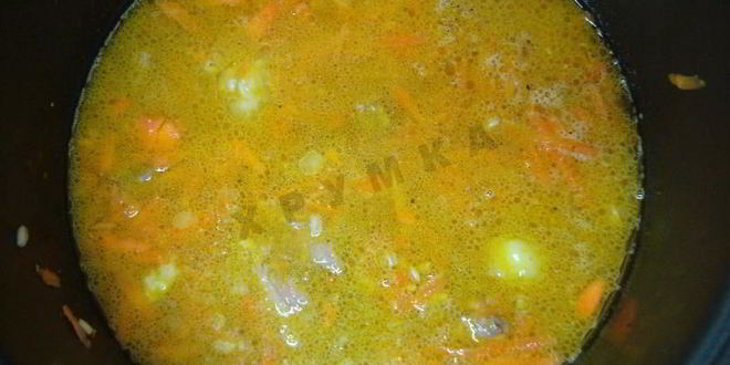 Рецепт перловой каши с тушенкой в мультиварке