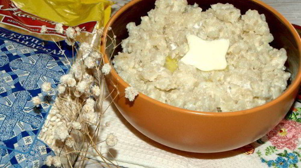 Как приготовить перловую кашу, томленую в молоке