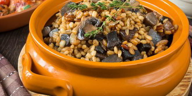 Рецепт перловки с грибами
