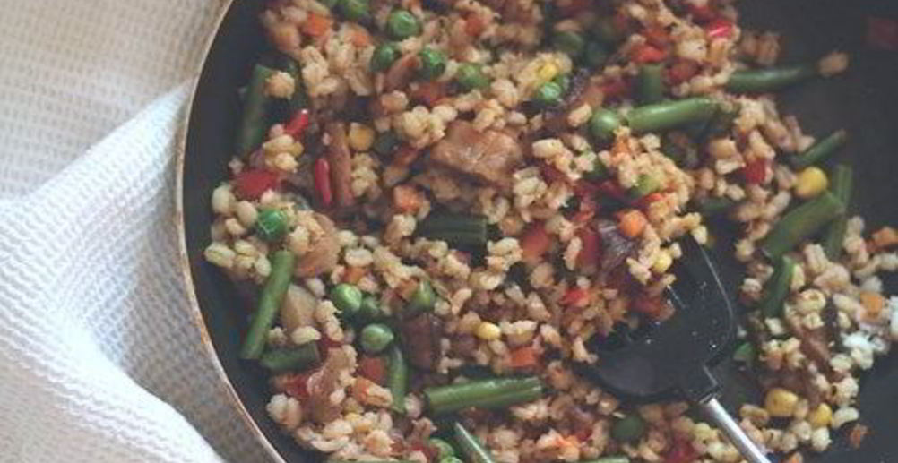 Рецепт перловку с овощами