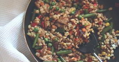 Рецепт Перловки с лесными грибами и овощами