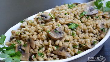 Рецепт Перловки с шампиньонами