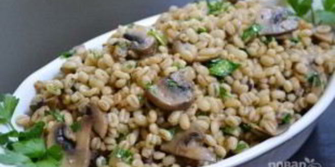 Рецепт перловки с шампиньонами