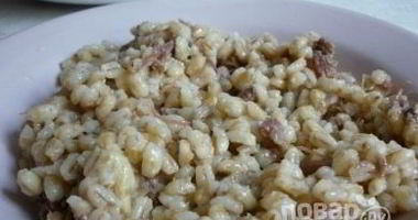 Рецепт Перловки с тушенкой