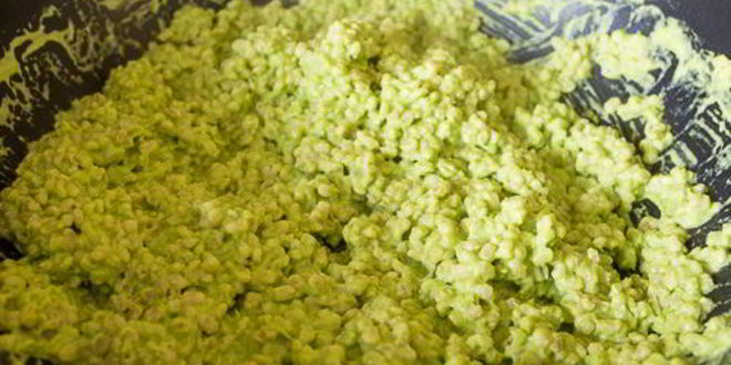 Рецепт сливочной перловой каши с горошком