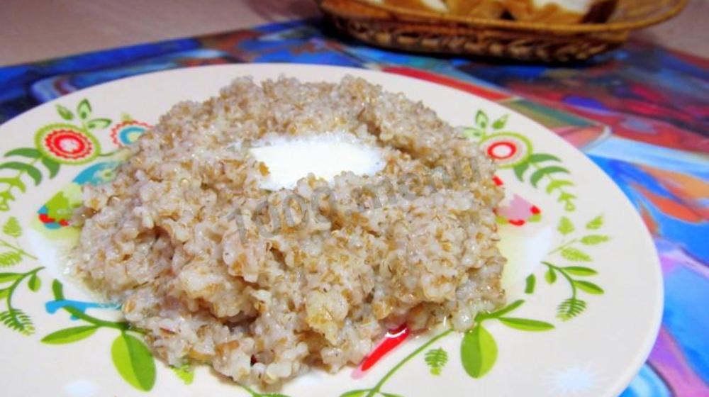 Как приготовить пшеничную кашу на воде