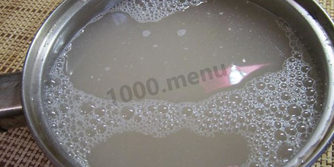 Рецепт пшеничной каши на воде