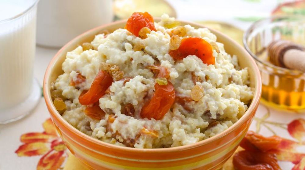 Как приготовить кашу пшенную с курагой