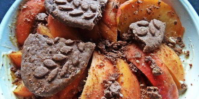 Рецепт каши пшенной, запеченной под персиком