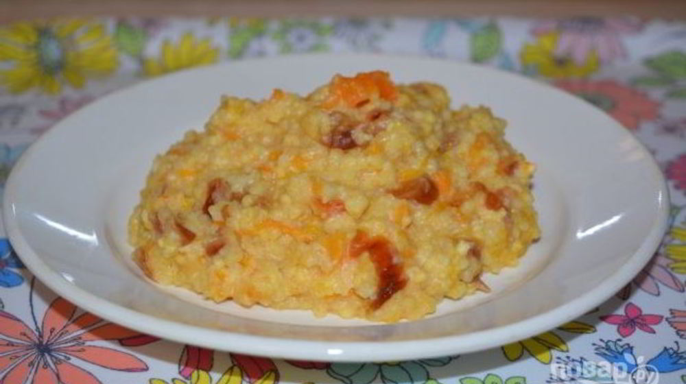 Как приготовить молочную пшенную кашу с тыквой