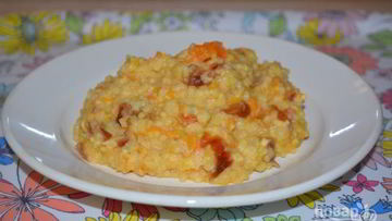Рецепт Молочной пшенной каши с тыквой
