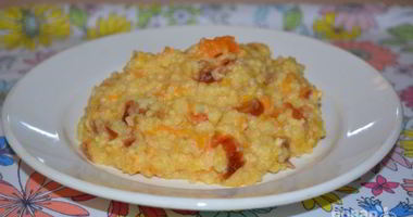 Рецепт Молочной пшенной каши с тыквой