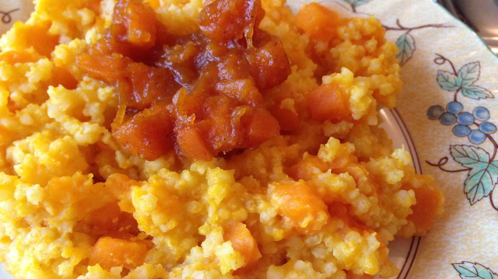 Как приготовить простую пшенную кашу с тыквой