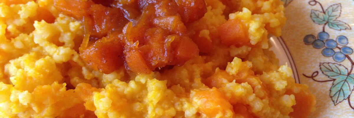 Рецепт Простой пшенной каши с тыквой