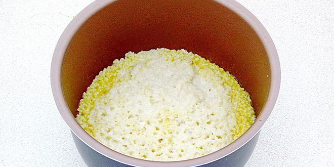 Рецепт пшенной каши на молоке в мультиварке