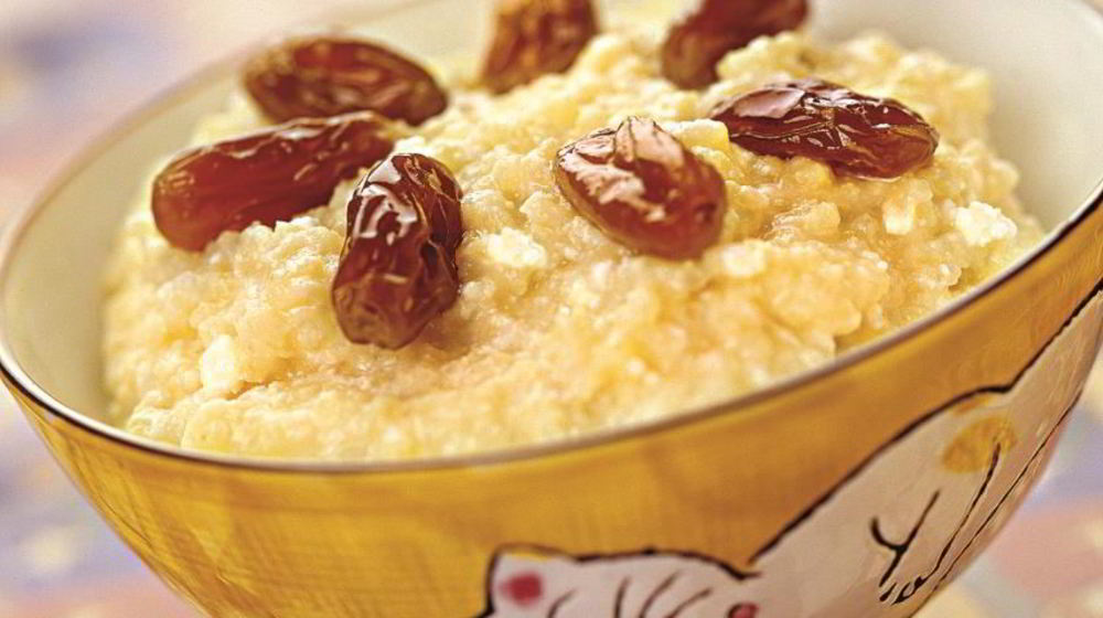 Как приготовить пшенную кашу с изюмом и творогом