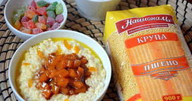 Рецепт Пшенной каши с карамелизированной тыквой