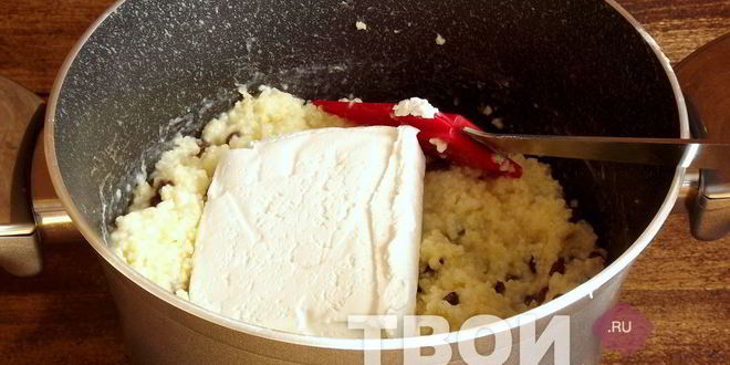 Рецепт пшенной каши с творогом и изюмом