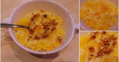 Рецепт Пшенной каши с тыквой и апельсином на пару