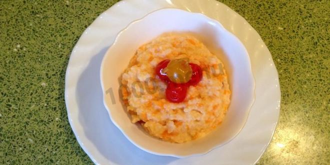 Рецепт пшенной каши с тыквой, корицей и вишней