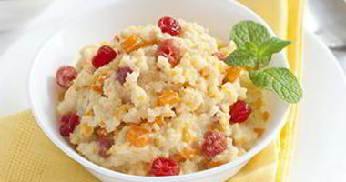 Рецепт Пшенной каши с тыквой, корицей и вяленой вишней в мультиварке