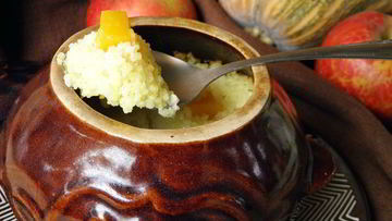 Рецепт Пшенной каши с тыквой в духовке