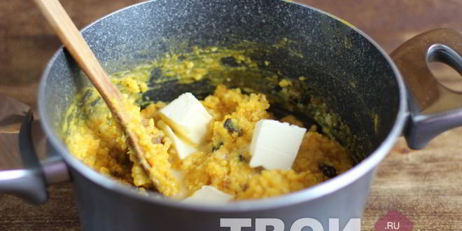 Рецепт пшенной каши с тыквой