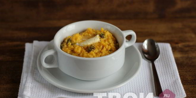 Рецепт пшенной каши с тыквой