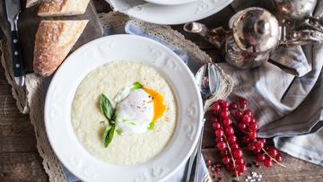 Рецепт Пшенной каши с яйцом пашот