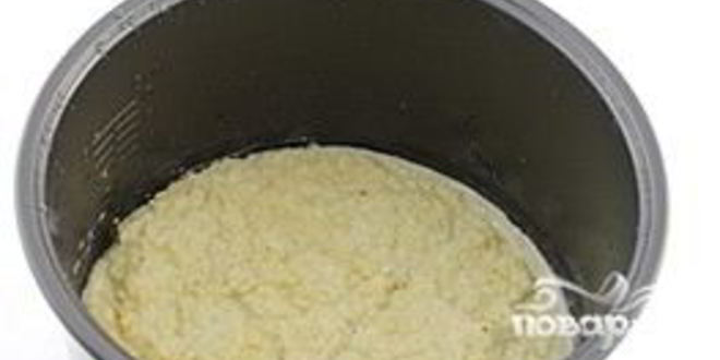 Рецепт пшенной каши в мультиварке