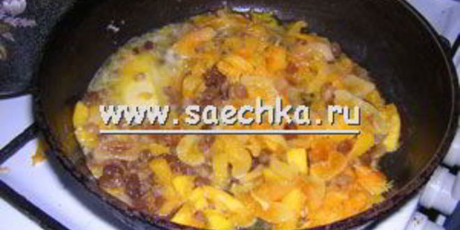 Рецепт пшенной каши в тыкве