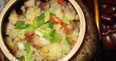 Рецепт Томленой пшенной каши со свининой