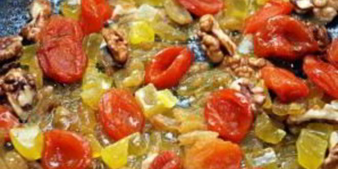 Рецепт постной рисовой каши с сухофруктами