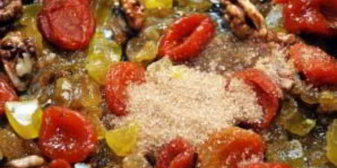 Рецепт постной рисовой каши с сухофруктами