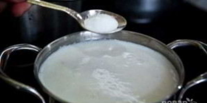 Рецепт рисовой каши молочной