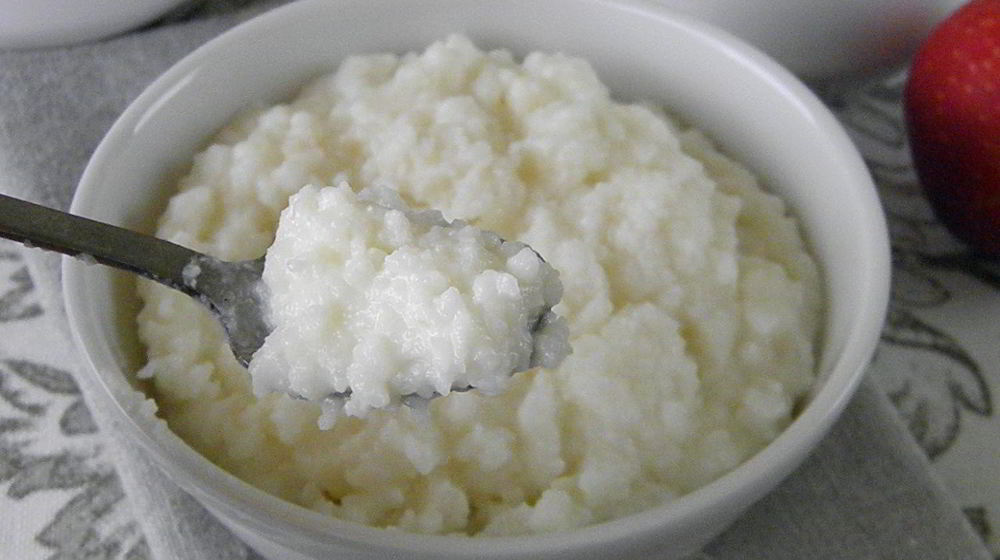 Как приготовить рисовую кашу размазня на молоке