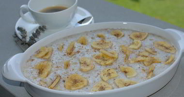 Рецепт Рисовой каши с бананами и мускатным орехом