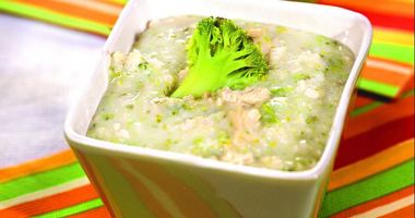 Рецепт Рисовой каши с филе индейки и брокколи