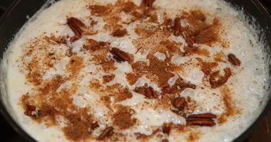 Рецепт Рисовой каши с корицей и орехами пекан