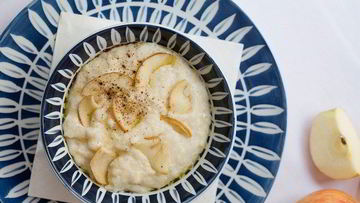 Рецепт Рисовой каши с корицей и яблоками