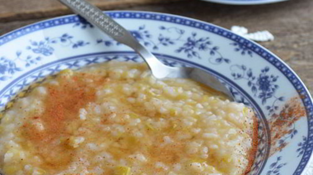 Как приготовить рисовую кашу с ревенем