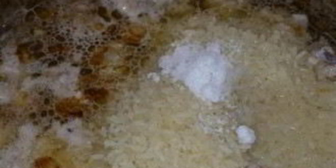 Рецепт рисовой каши со свининой