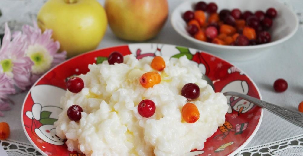 Рецепт рисовую кашу на топленом молоке