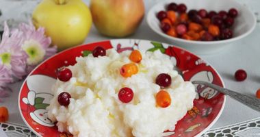 Рецепт Рисовой каши в духовке в горшочке на молоке