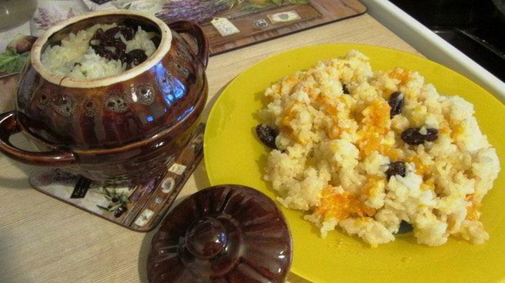 Как приготовить рисовую кашу в горшочке