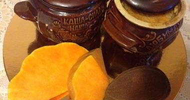 Рецепт Тыквенной каши с сухофруктами в горшочках
