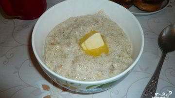 Рецепт Ячневой каши на молоке