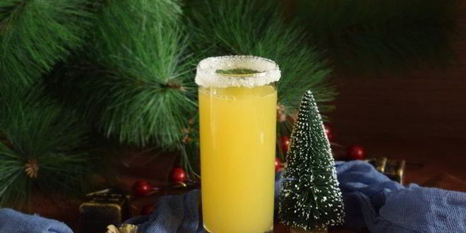 Рецепт апельсинова-ананасового коктейль